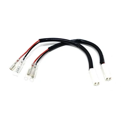 Abbildung von Simda Pro Blinker Adapterkabel für Motorrad mit 2 polige Stecker (Kawasaki 0801)