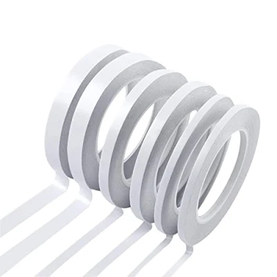 Abbildung von YISUMEI 6 Rollen Doppelseitiges Klebeband Set Starke Selbstklebeband für Büro DIY Handwerk, Jede Rolle 25 Meter lang, Breite 6/9/15mm