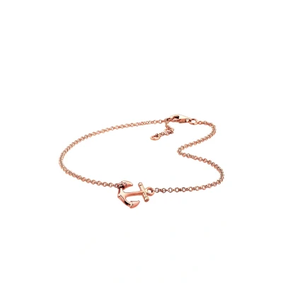 Abbildung von Elli Fußkettchen Rose goldcoloured, Damen, Größe: 25, gold coloured