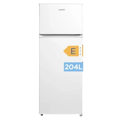 Abbildung von Comfee RCT284WH2A Kühl /Gefrierkombination/Gefrierteil oben/176 kWh/Jahr/143cm Höhe/LED Licht/Reversibles Türscharnier/Weiß
