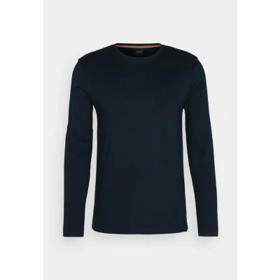 Abbildung von BOSS Tacks Langarmshirt, Herren, Größe: Small, Dark blue