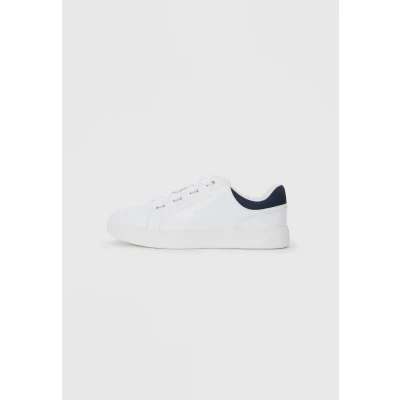 Abbildung von Tommy Hilfiger Casual Cupsole Sneaker low, Damen, Größe: 37, White/space blue Schuhe