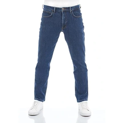 Abbildung von Lee Brooklyn Jeans Straight Leg, Herren, Größe: 34x30, Dark stonewash