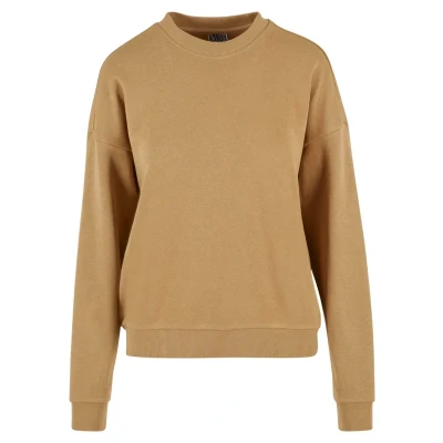 Abbildung von Urban Classics Crewneck Sweatshirt, Damen, Größe: Large, Unionbeige