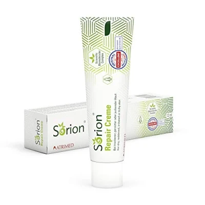 Abbildung von Sorion Creme Hautpflege bei Schuppenflechte