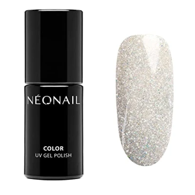 Abbildung von NEONAIL UV Nagellack 7,2 ml Silber Festival Dress Farben Lack Glitter Gel Nägel Nageldesign Shellack