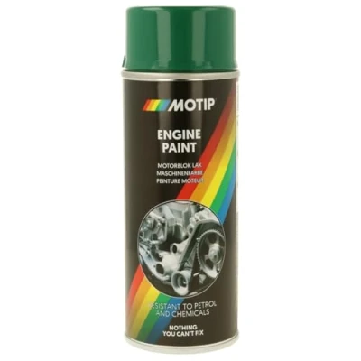 Abbildung von MOTIP 04095 Motor / Schalldämpferlack Kompakt 44830 blau hochglänzend 400ml grün 400