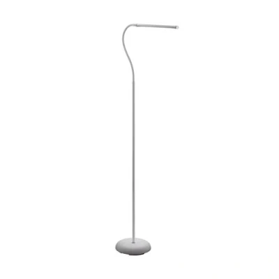 Abbildung von EGLO LED Stehlampe Laroa, Standampe mit Touch, dimmbar in Stufen, Stehleuchte aus Kunststoff Weiß, Standleuchte, Bürolampe neutralweiß
