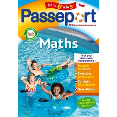 Abbildung von Passeport Maths de la 6e à 5e Cahier vacances 2024