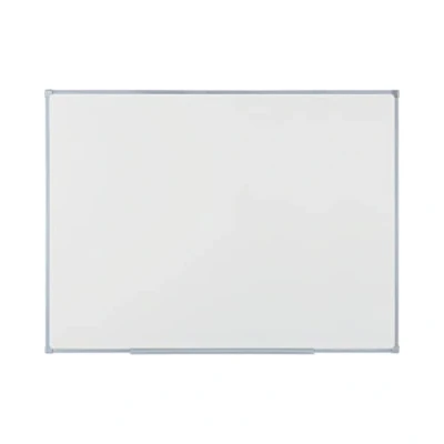 Abbildung von BoardsPlus Economy Magnetisches Whiteboard, 88 x 58 cm mit lackierter, trocken abwischbarer Stahloberfläche und Rahmen aus grauer Tech Legierung