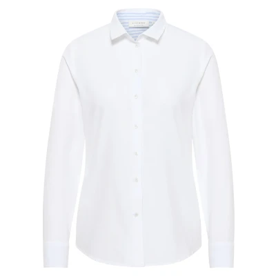 Abbildung von Eterna Oxford Regular FIT Hemdbluse, Damen, Größe: 34, Weiß