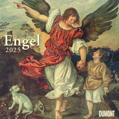 Abbildung von DUMONT Engel 2025 Broschürenkalender, 30x30cm, Wandkalender mit Abbildungen, Übersicht von Schulferien und Jahresübersicht 2026