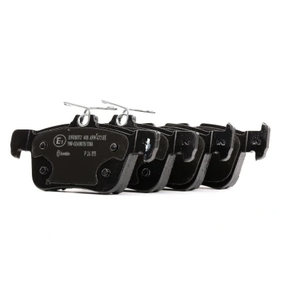 Abbildung von BREMBO P 24 175 Bremsbelagsatz exkl. Verschleißwarnkontakt ohne Zubehör FORD: Mondeo 5 Kombi, Galaxy Mk3 MPV, KUGA 2, FORD USA: Edge Mk2