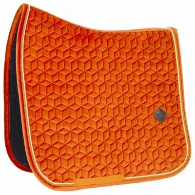 Abbildung von Kentucky Schabracke Velvet Dressur Orange