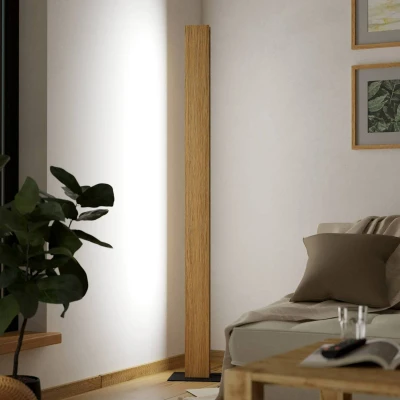 Abbildung von EGLO Stehlampe »ANCHORENA Z«, 1 flammig, Leuchtmittel LED Modul wechselbar, ZigBee, App und Sprachsteuerung Alexa, RGB, FSC100HB, dimmbar, Holz