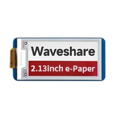 Abbildung von Waveshare 2.13inch E Paper Ink Display Module (B) for Raspberry Pi Pico 212x104 Pixels Red/Black and White with SPI Interface Support Full Refresh