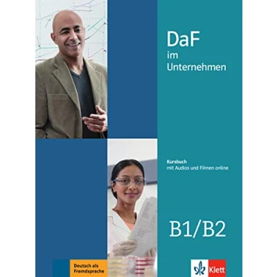 Abbildung von DaF im Unternehmen B1 B2: Kursbuch mit Audios und Filmen