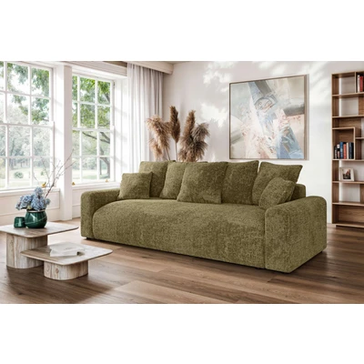 Abbildung von Home affaire Big Sofa »LAKESIDE klein 3 Sitzer Schlafsofa mit Bettkasten, Breite 238 cm« Liegefläche 149x195 cm, hoher Sitzkomfort, Maße B/T/H: 238/98/85cm