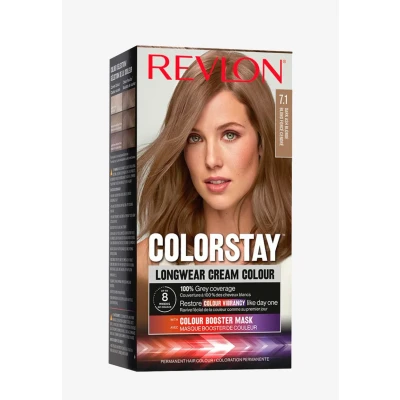 Abbildung von Revlon HAIR Color COLORSTAY, Longwear Cream Colour Coloration, Größe: 165 ml, Blond fonce cendre