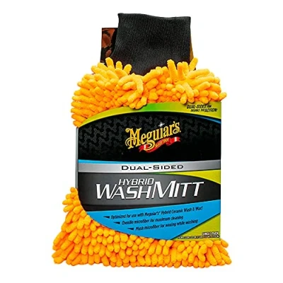 Abbildung von Meguiar&#039;s X210200EU Hybrid Microfibre Wash Mitt, Waschhandschuh