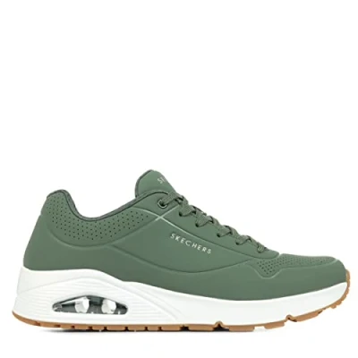 Abbildung von Skechers Herren UNO Stand on Air Sneaker, Olive White Gum, 42.5 EU