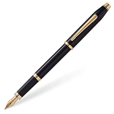 Abbildung von Cross Century II Black Lacquer GT FP M Kostenlose Gravur