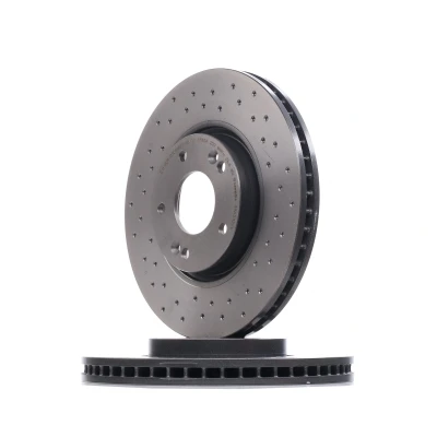 Abbildung von BREMBO 09.A532.2X Bremsscheibe 300 28 5 gelocht/innenbel. beschichtet hochgekohlt mit Schrauben KIA: Pro cee‘d II Hatchback, Hatchback