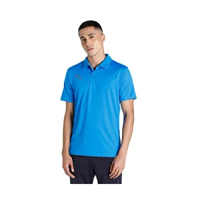 Abbildung von Puma Teamliga Sideline Poloshirt, Herren, Größe: Large, Electric blue lemonade
