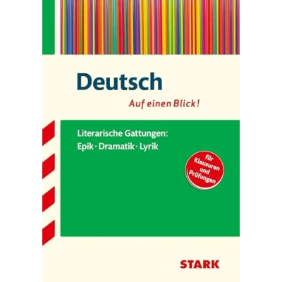 Abbildung von Deutsch auf einen Blick! Gattungen: Epik, Dramatik und Lyrik