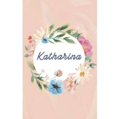 Abbildung von Katharina Personalisiertes Notizbuch A5 Notizheft mit Namen: 120 Seiten, liniert, Tagebuch, Bullet Journal