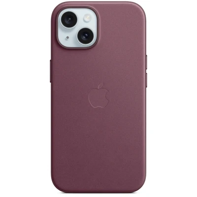 Abbildung von Apple MagSafe Textiel Back Cover Lila iPhone 15