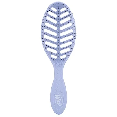Abbildung von WetBrush Go Green Speed Dry Detangler with HeatFlex Bristles for Safe Use A Hairdyrer, Vented to Allow Moisture be Removed From Hair Quickly Fast Drying Time, Purple