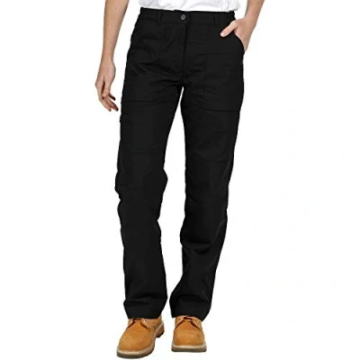 Abbildung von Regatta Damen Ungefüttert Hose, Schwarz, 40
