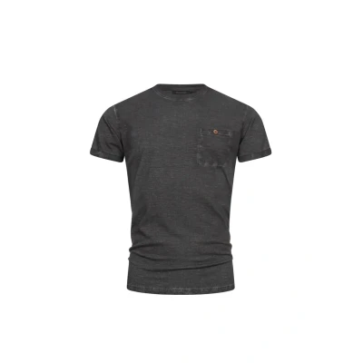 Abbildung von Indicode Jeans Kilmon Tshirt basic, Herren, Größe: Small, Black