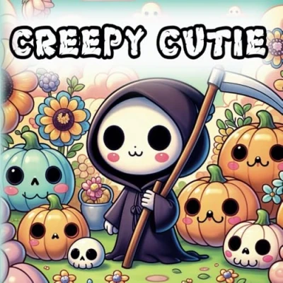 Abbildung von Creepy Cutie: Bold Coloring Book for Adults and Teens Featuring Adorable Creatures Stress Relief &amp; Relaxation (Cutie Books, Band 7)