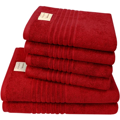 Abbildung von Dyckhoff Handtuch Set »Nature«, Set, 6 tlg., Frottier, 6er Set: 4x Handtücher, je 50 x 100 cm &amp; 2x Badetuch 70 140