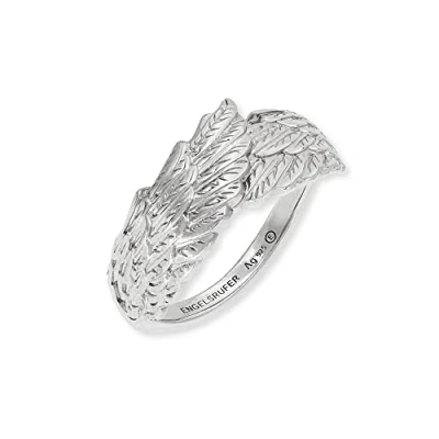 Abbildung von Engelsrufer Damen Ring Flügel Symbol aus Sterling Silber Größenverstellbar nickelfrei
