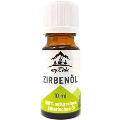 Abbildung von Zirbenöl, 10 ml, ätherisches Öl, 100% naturrein reines Öl der Alpen Zirbe