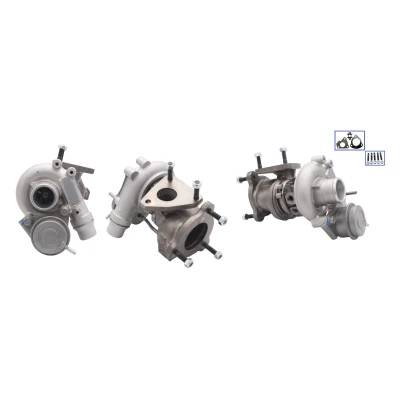 Abbildung von ELSTOCK 91 0670 Turbolader Abgasturbolader, pneumatisch geregeltes Stellelement (Aktuator) mit Dichtungen RENAULT: Clio III Grandtour