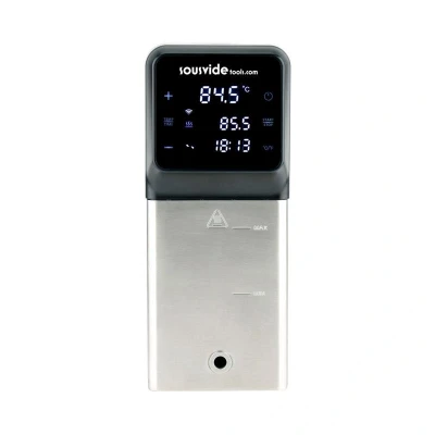 Abbildung von HENDI Sous Vide Garer iVide mit App 1500 W 45 Liter 5 99C Touchscreen 16 x 12 28,5 cm Timer Schutzmechanismus, Gerät