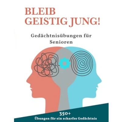 Abbildung von Gedächtnistraining für Senioren 146 Seiten A4 Großdruck Übungen Oma und Opa Ideales Geschenk Rätselblock Gehirnjogging Gedächtnis Spiele