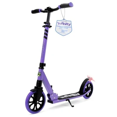 Abbildung von SereneLife Roller für Kinder &amp; Erwachsene, Unisex Tretroller, Cityroller, klappbar höhenverstellbar, Big Wheel Scooter bis 120 kg belastbar, Kinderroller, Kickscooter große Räder Junge Mädchen