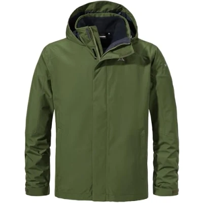 Abbildung von Schöffel Herren 3in1 Jacket Partinello M, wind und wasserdichte Winterjacke mit separat verwendbarer Fleece Jacke, bequeme Regenjacke verstellbarer Kapuze