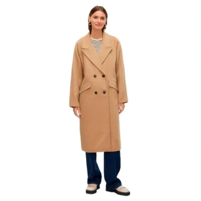 Abbildung von Vero Moda Klassischer Mantel, Damen, Größe: Small, Tan