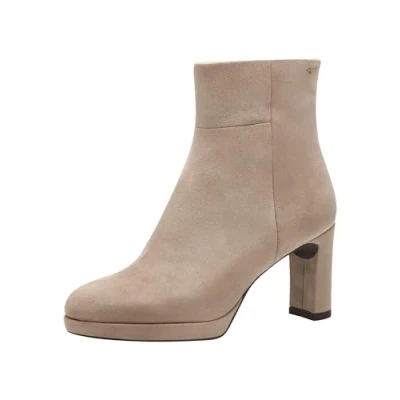 Abbildung von Tamaris High Heel Stiefelette, Damen, Größe: 41, Taupe Schuhe