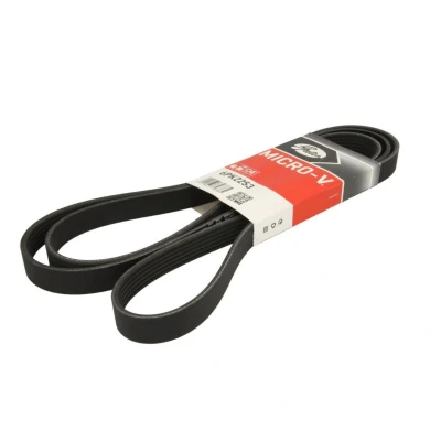 Abbildung von GATES Micro V 6PK2253 Keilrippenriemen 2253 6 Polyester, EPDM (Ethylen Propylen Dien Kautschuk) MERCEDES BENZ: C Class Saloon, T modell