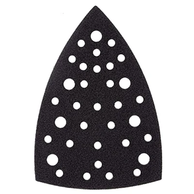 Abbildung von Mirka Schutzauflage 100x152x152mm Klett für Deltaschleifer Dreieckschleifer 32 Loch, 1 Stück, 8295912111