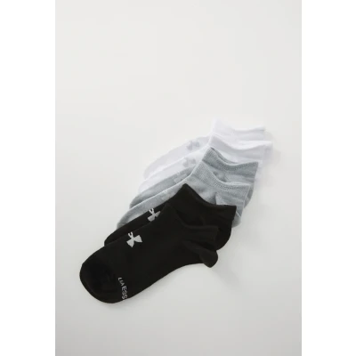 Abbildung von Under Armour Heatgear Low Cut Sportsocken 3er Pack Weiß, Grau, Größe 47.5 50.5