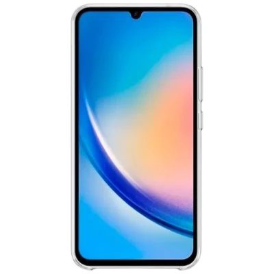 Abbildung von Samsung Galaxy A34 (5G) Hülle Silikon Soft Case/Backcover Handyhülle Transparent