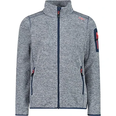 Abbildung von CMP Knit Tech Jacke für Damen, Blaues Tintenweiß, D36